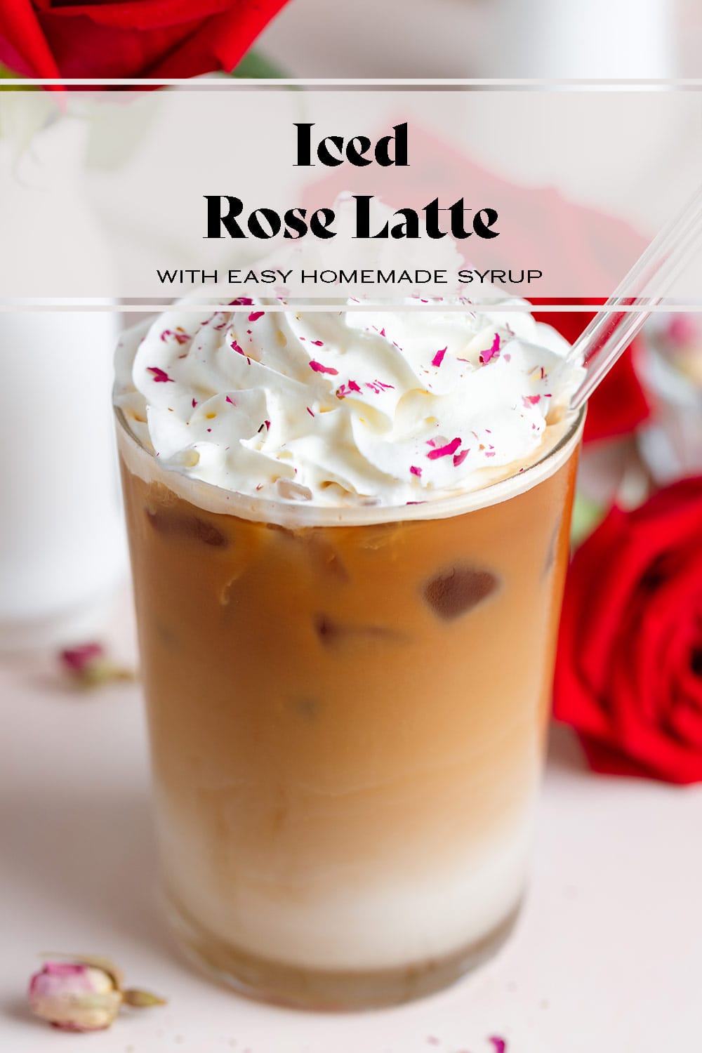 Iced Rose Latte