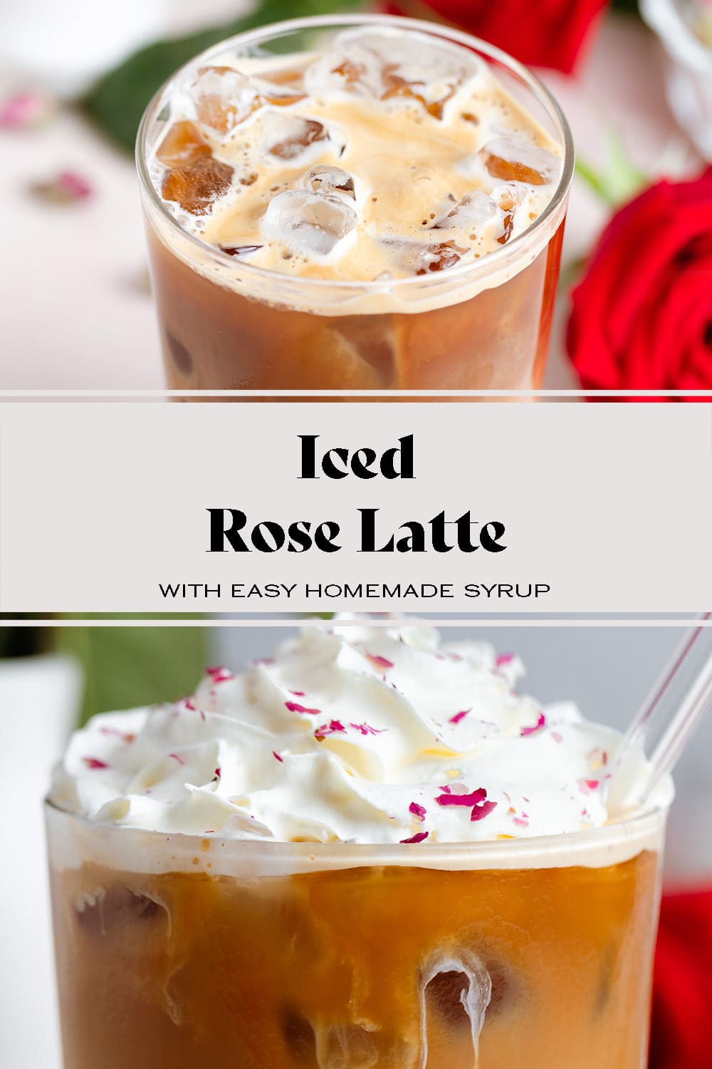 Iced Rose Latte