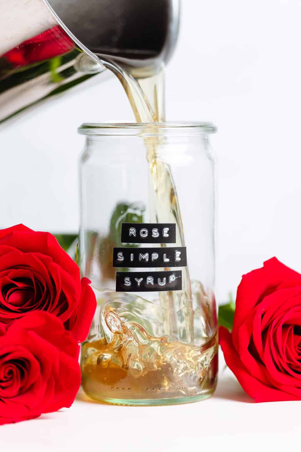 Rose Simple Syrup - The Healthful Ideas