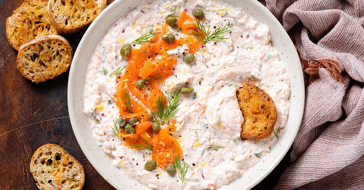 Smoked Salmon Dip - The Healthful Ideas