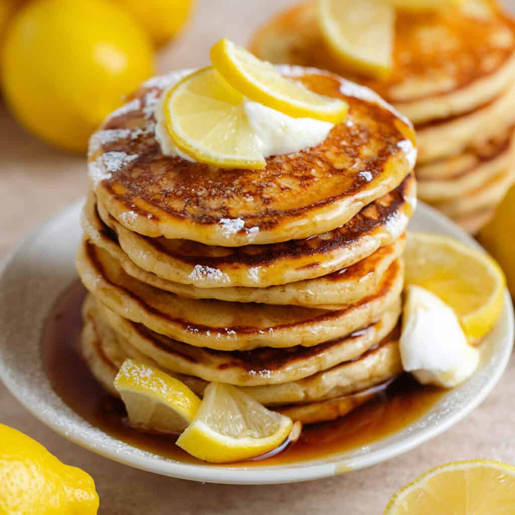 Picture of Lemon Pancakes - The Healthful Ideas