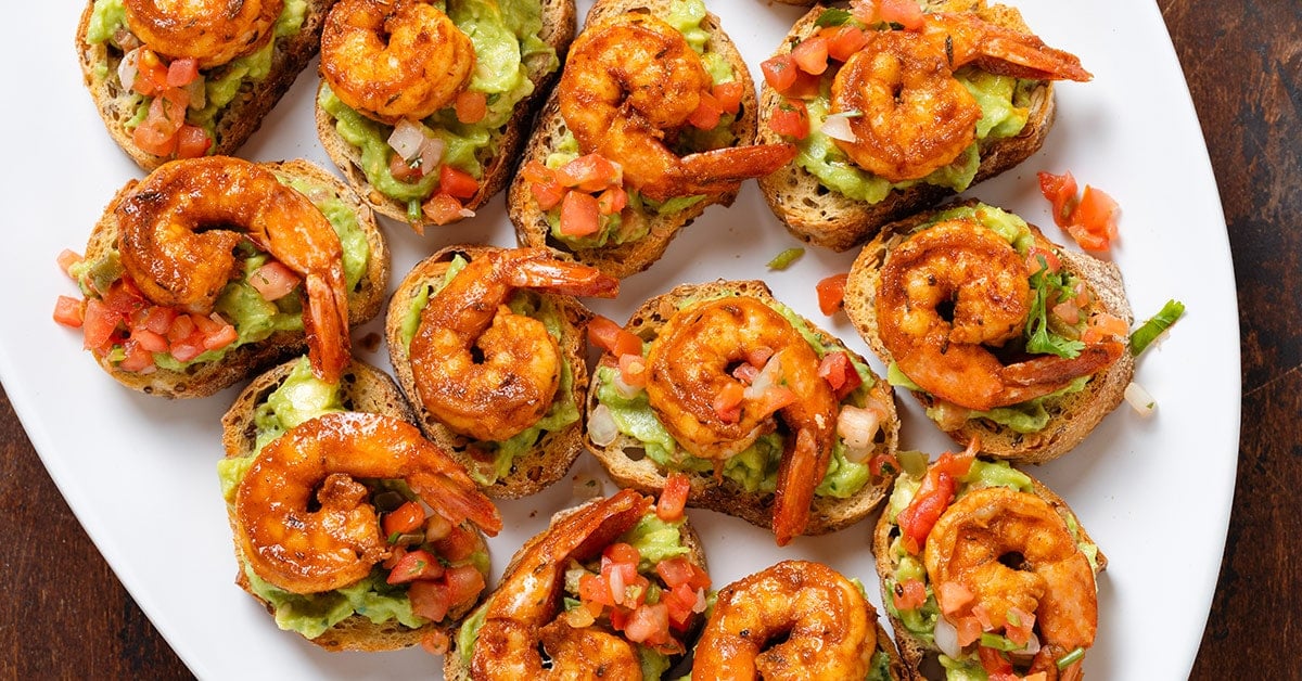 Cajun Shrimp Crostini