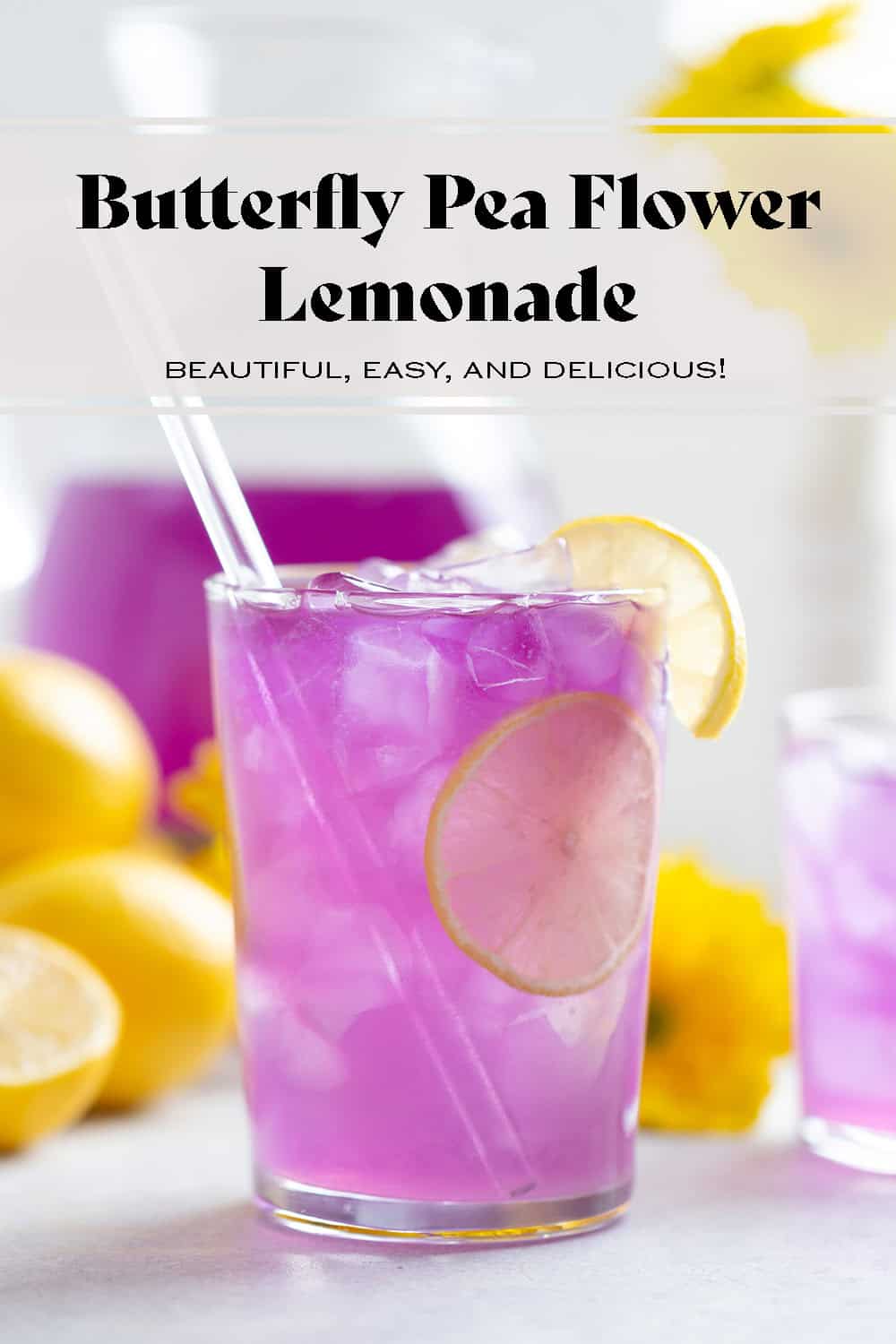 Butterfly Pea Flower Lemonade