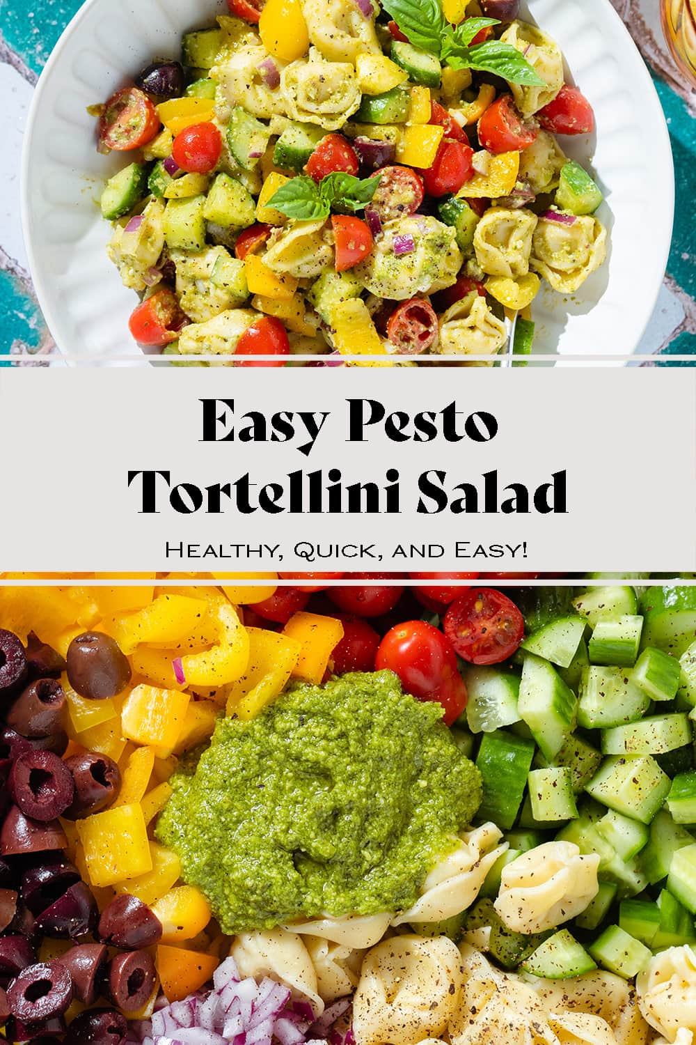 Pesto Tortellini Salad