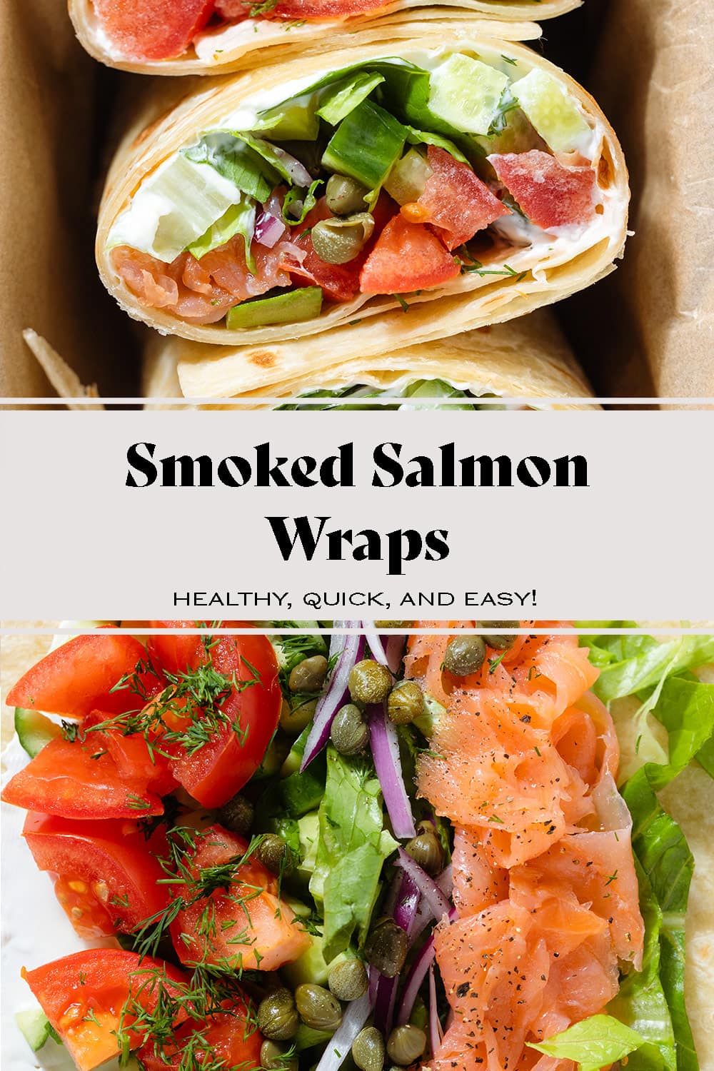 Smoked Salmon Wrap