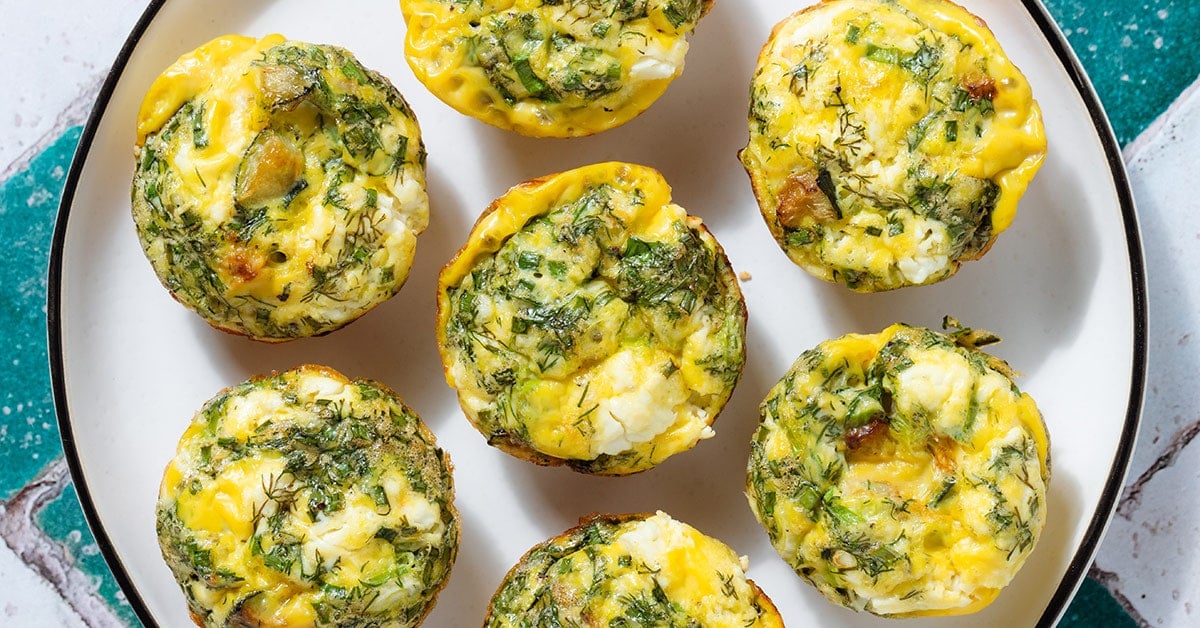 Zucchini Egg Muffins - The Healthful Ideas