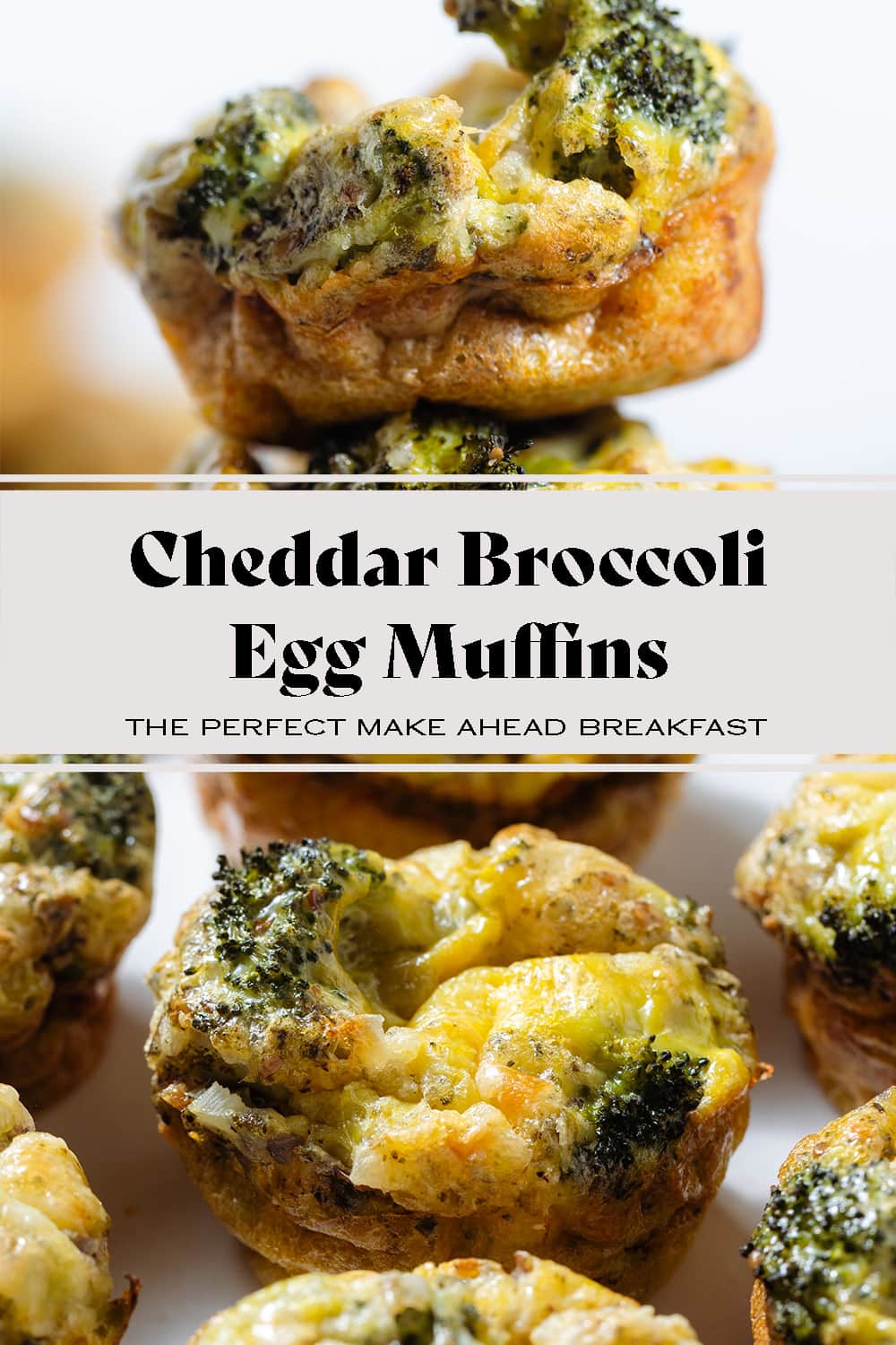 Cheddar Broccoli Egg Muffins