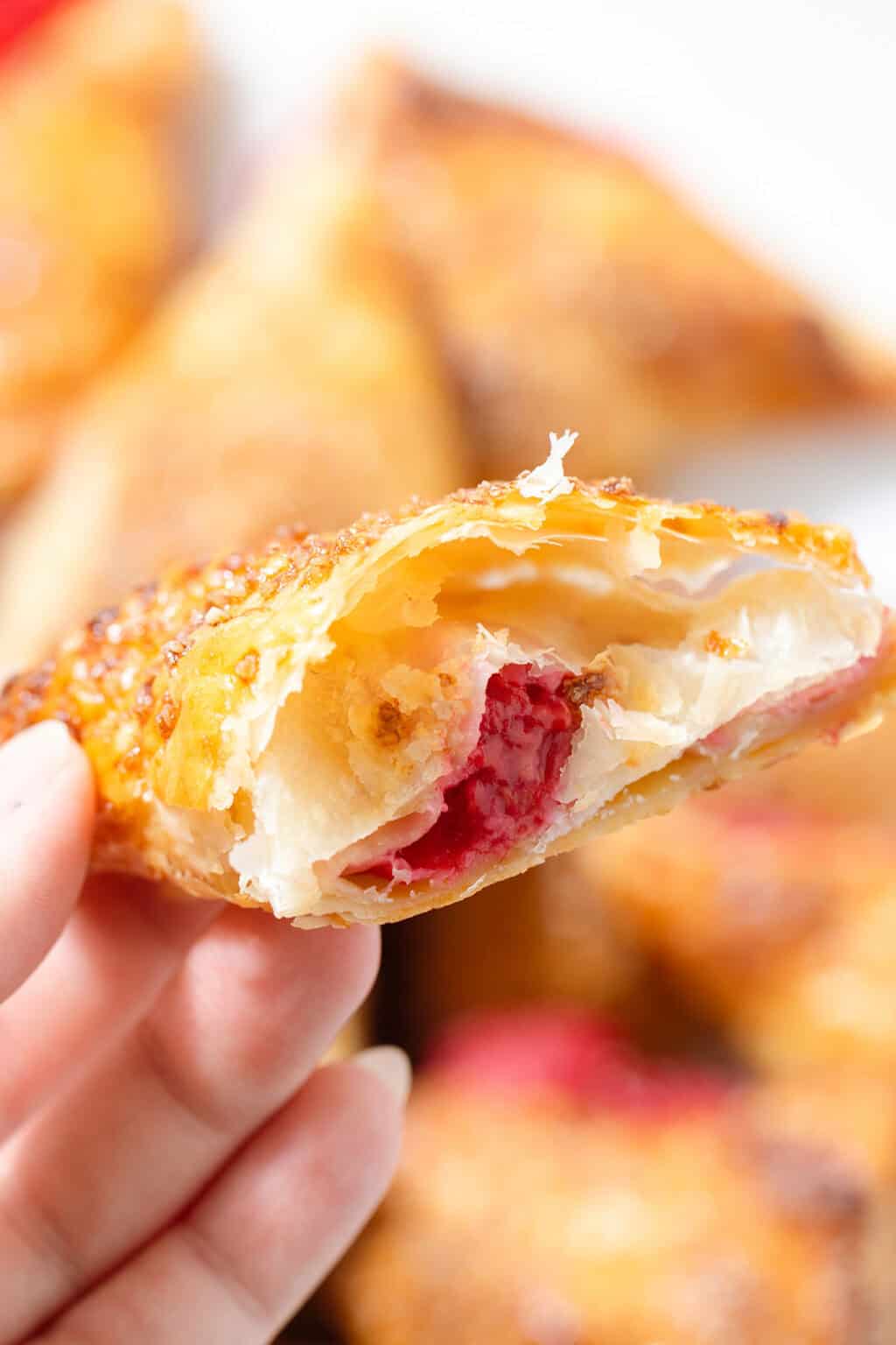 Raspberry Turnovers - The Healthful Ideas