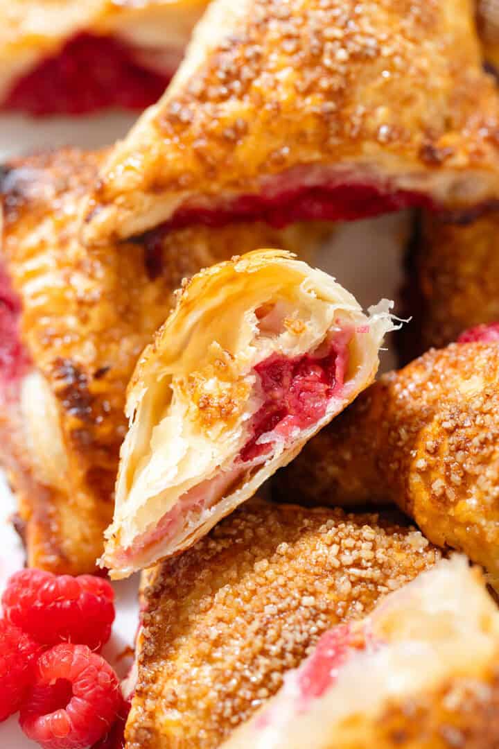 Raspberry Turnovers - The Healthful Ideas