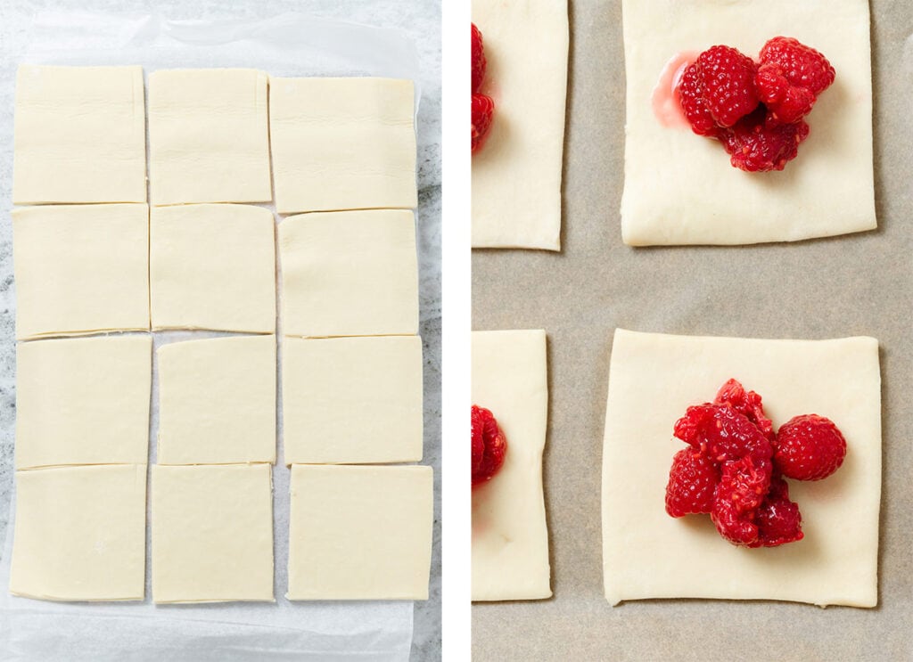 Raspberry Turnovers - The Healthful Ideas
