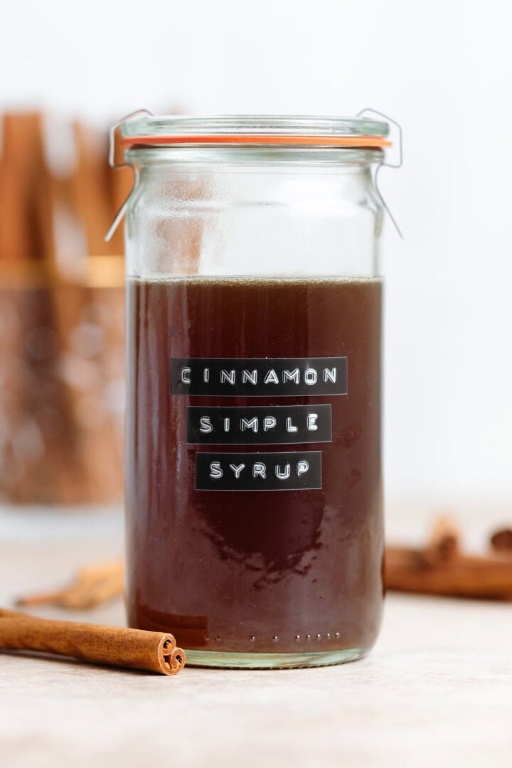 Cinnamon Simple Syrup - The Healthful Ideas