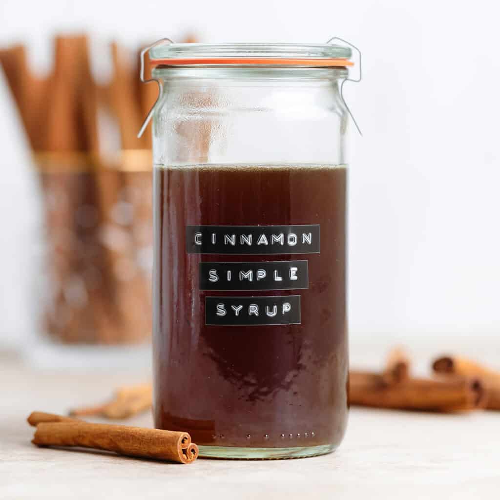Cinnamon Simple Syrup - The Healthful Ideas
