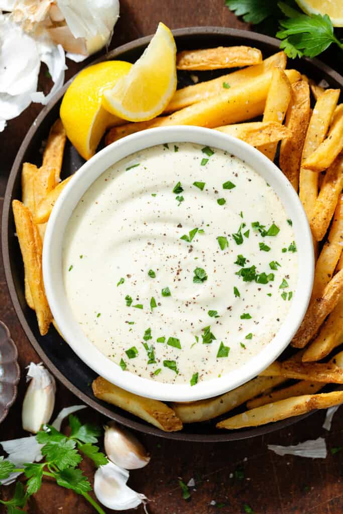 Roasted Garlic Aioli - The Healthful Ideas Roasted Garlic Aioli - The Healthful Ideas