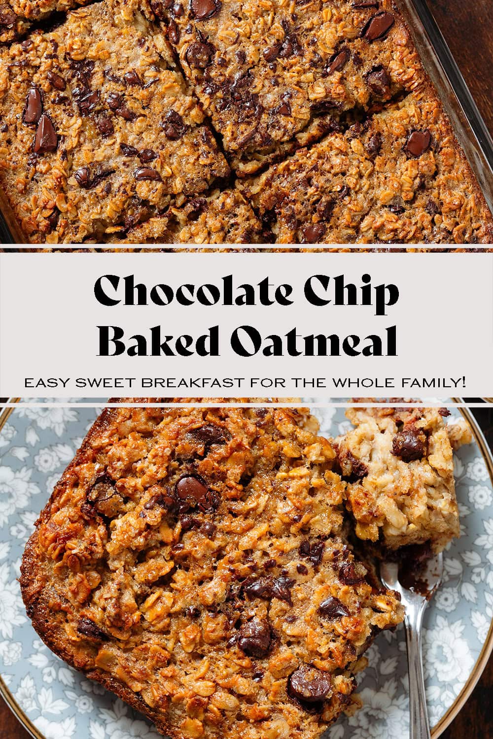 Chocolate Chip Baked Oatmeal