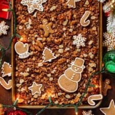 Iced Gingerbread Oatmilk Chai Latte - The Healthful Ideas
