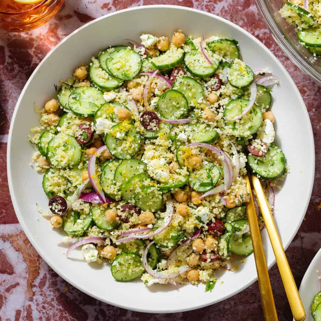 Tzatziki Cucumber Salad The Healthful Ideas