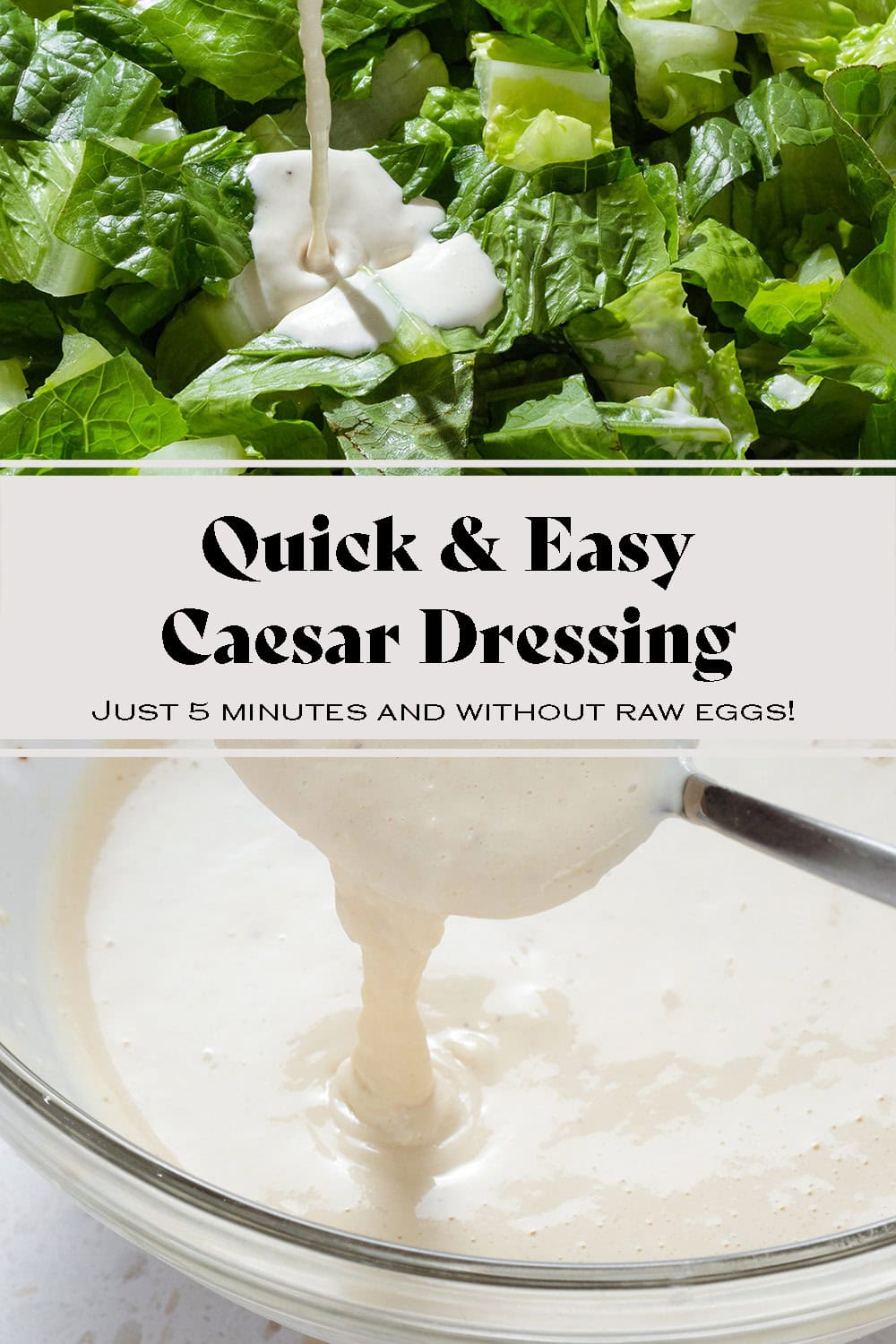 Caesar Dressing Pattern Easy Caesar Dressing - The Healthful Ideas